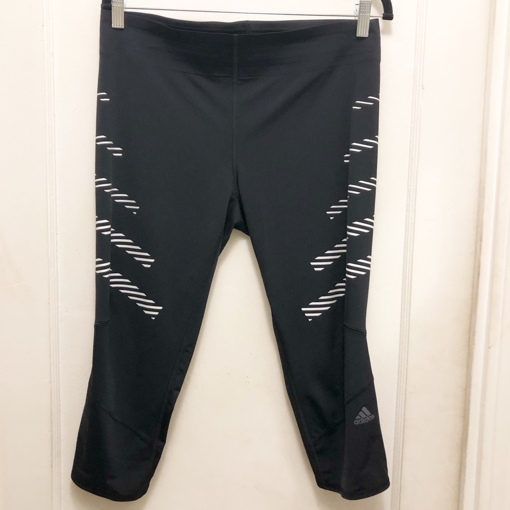 Adidas X Parley Adizero Crop Running Tights/Leggings Size Large